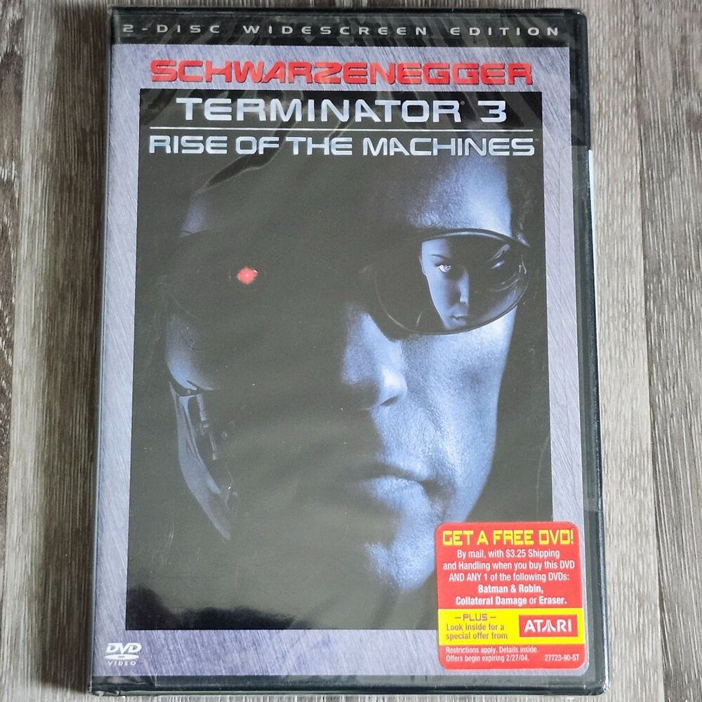 Terminator 3 Rise Of The Machines Widescreen DVD 2 Discs Arnold Schwarzenegger